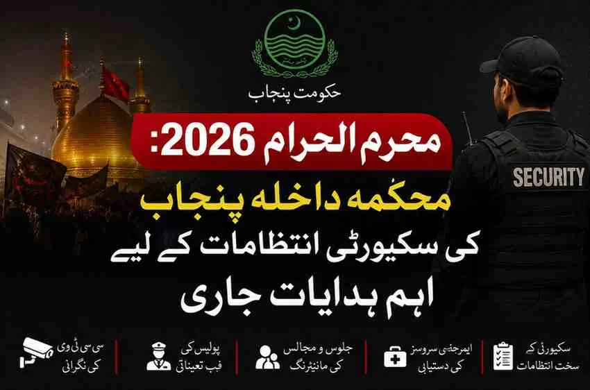 محرم الحرام کے دوران جلوسوں اور مجالس کے لیے فول پروف سکیورٹی انتظامات